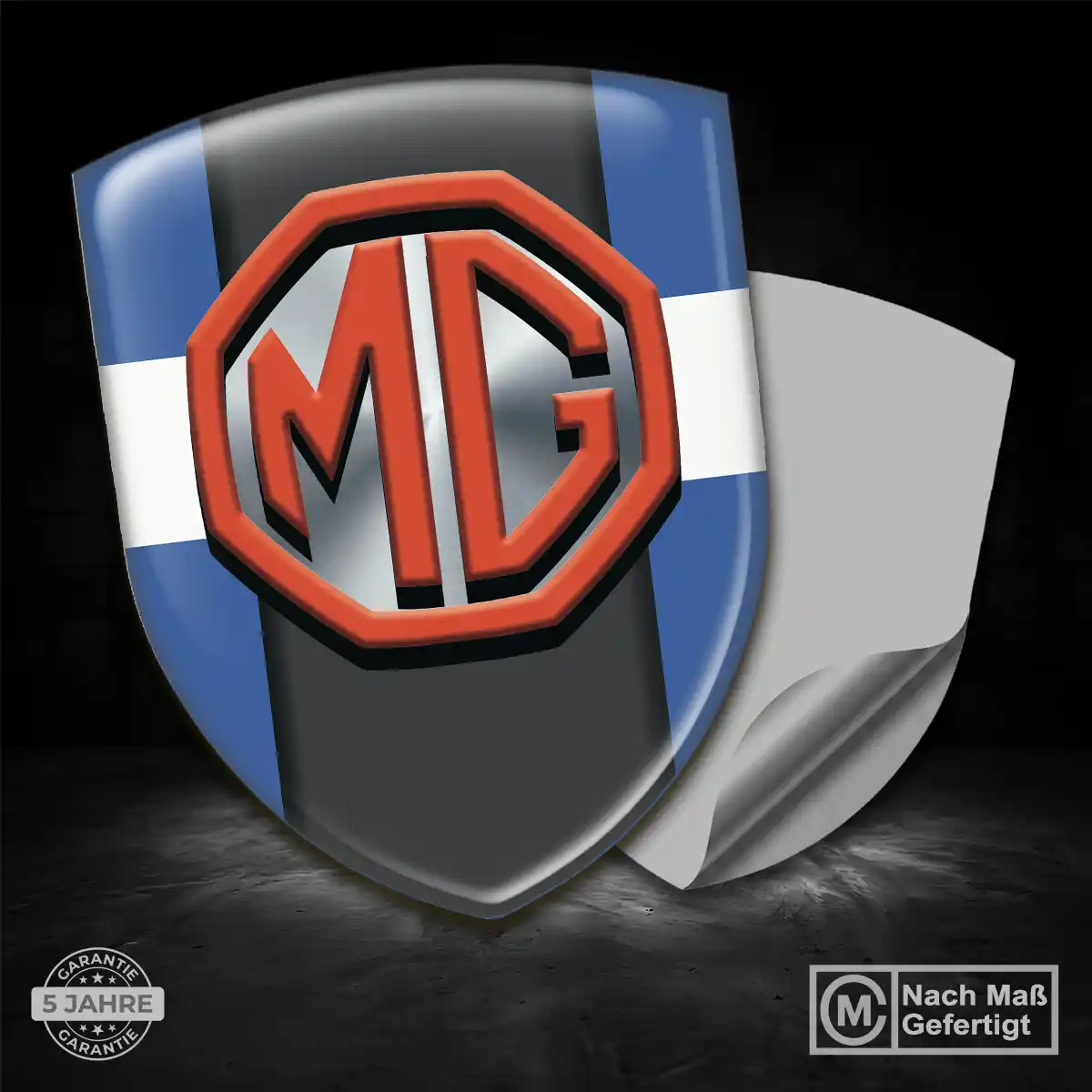 MG Emblem Auto Modernes Design