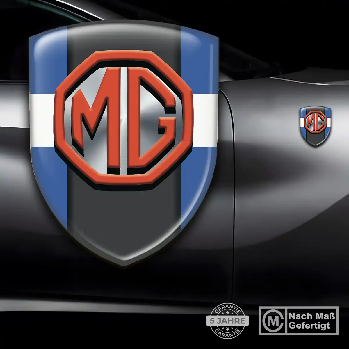 MG Emblem Auto Modernes Design