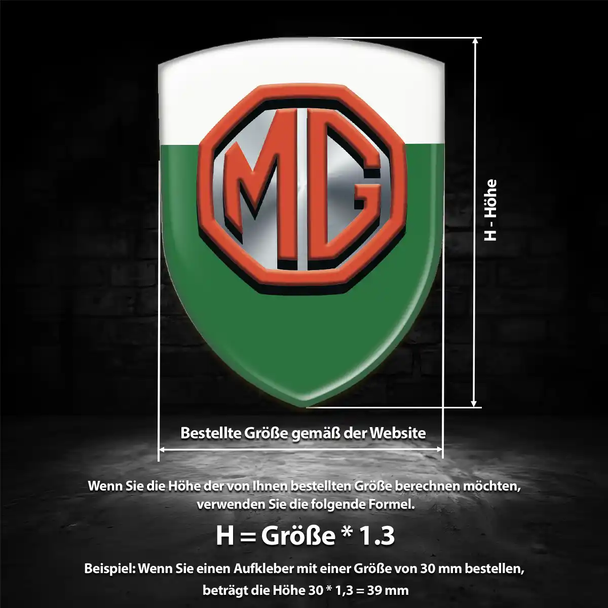 MG Emblem Auto Premium-Edition