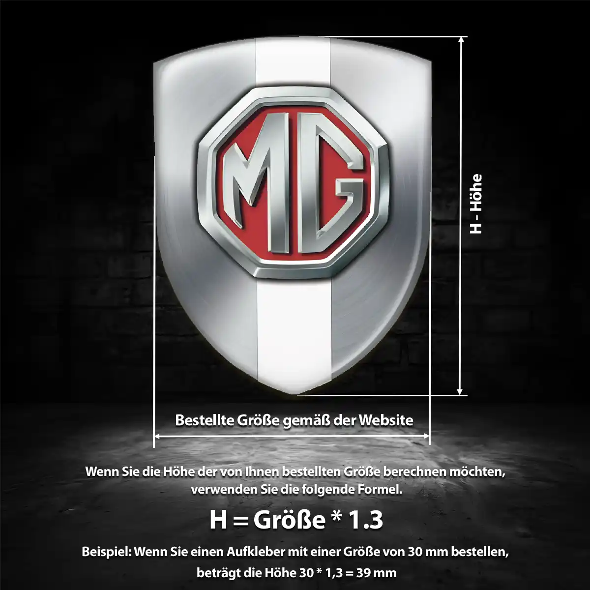 MG Emblem Edles Design