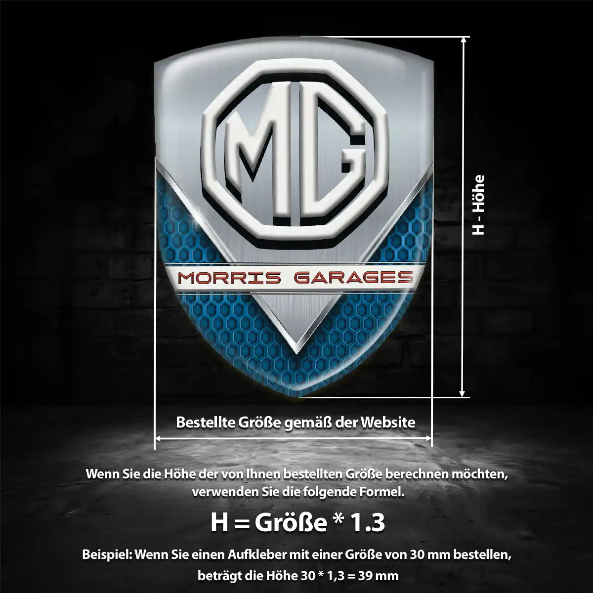 MG Emblem Hohe Qualität