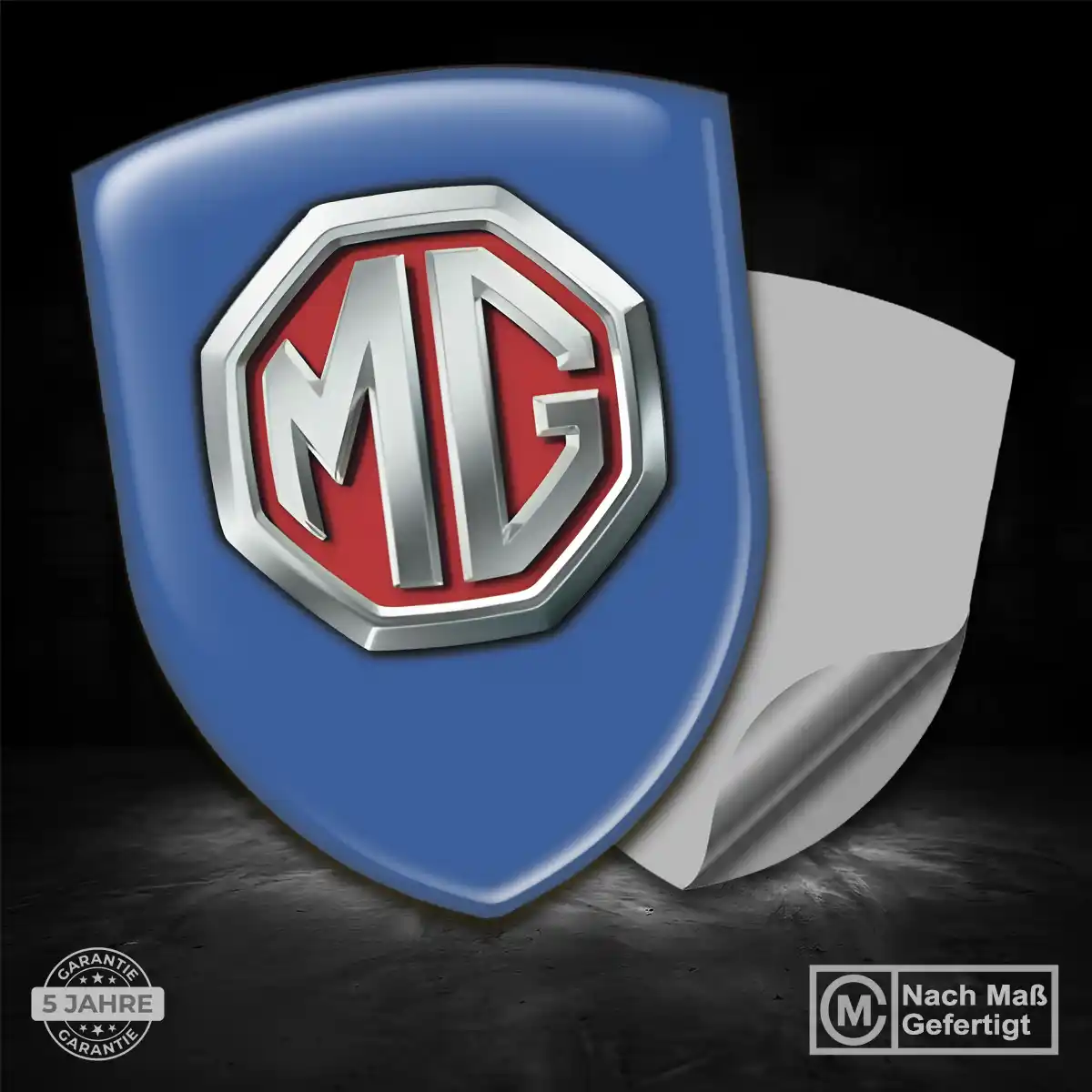 MG Emblem Interieurdesign