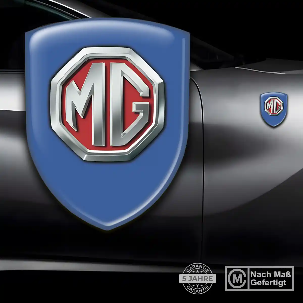 MG Emblem Interieurdesign