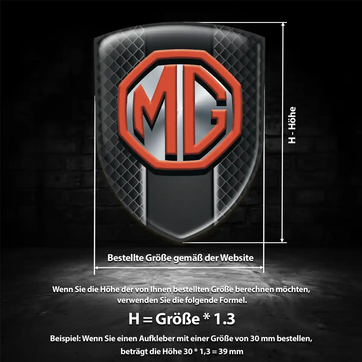 MG Emblem Limitierte Auflage