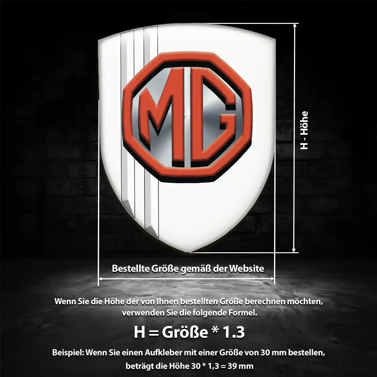 MG Emblem Luxus-Edition