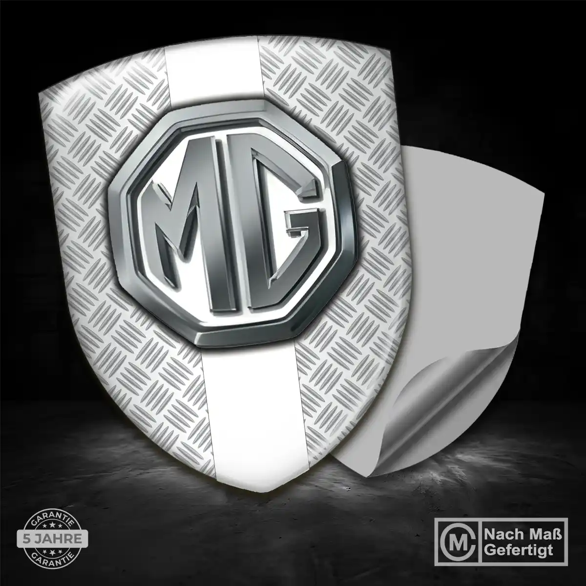 MG Emblem Modernes Design