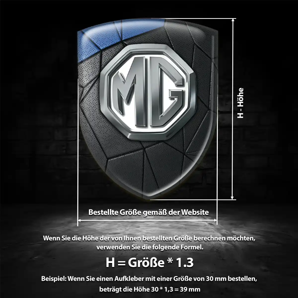MG Emblem Premiumqualität