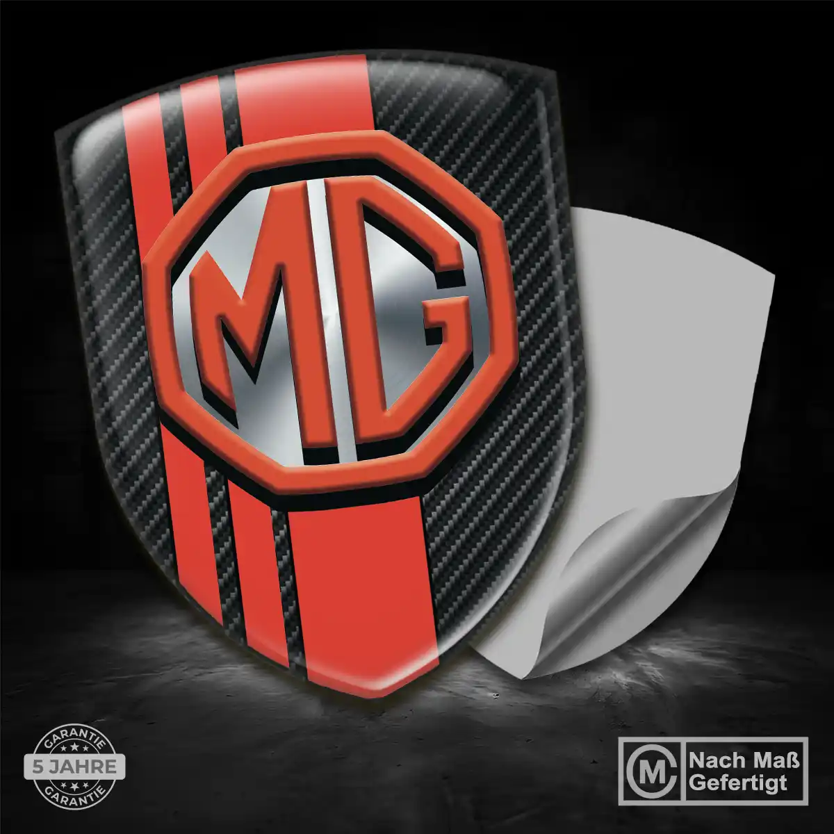 MG Emblem Tuningfahrzeug