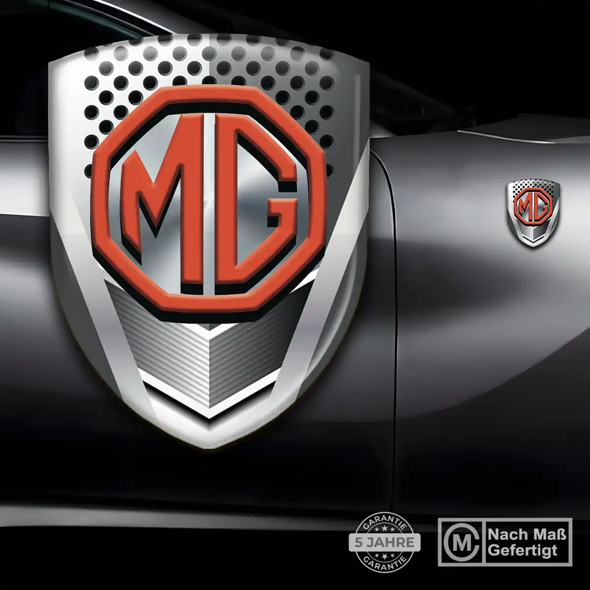 MG Emblem Wappen Anspruchsvolles Design