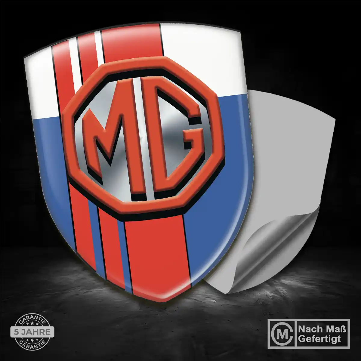 MG Emblem Wappen Aufkleber Auto Hohe Qualität