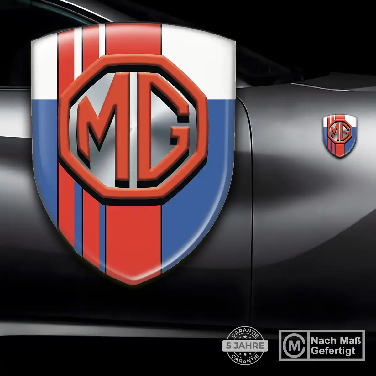 MG Emblem Wappen Aufkleber Auto Hohe Qualität