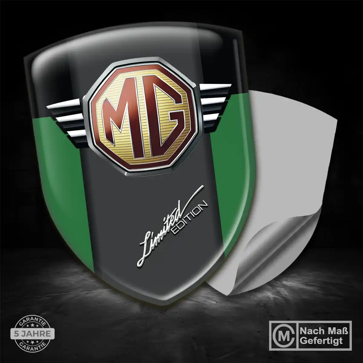 MG Emblem Wappen Aufkleber Hohe Qualität