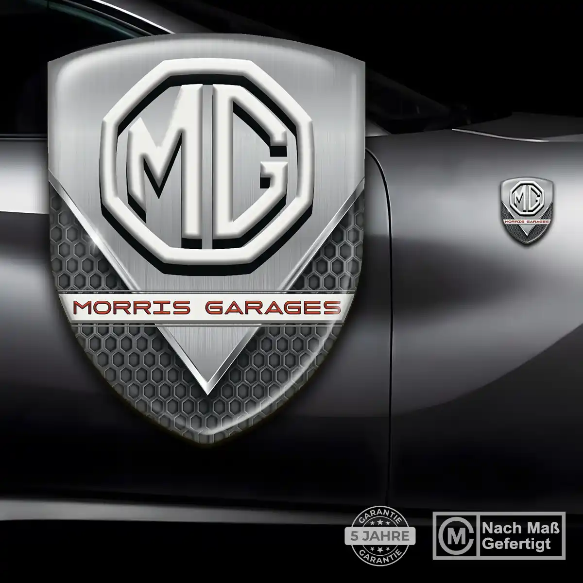 MG Emblem Wappen Aufkleber Limitierte Auflage