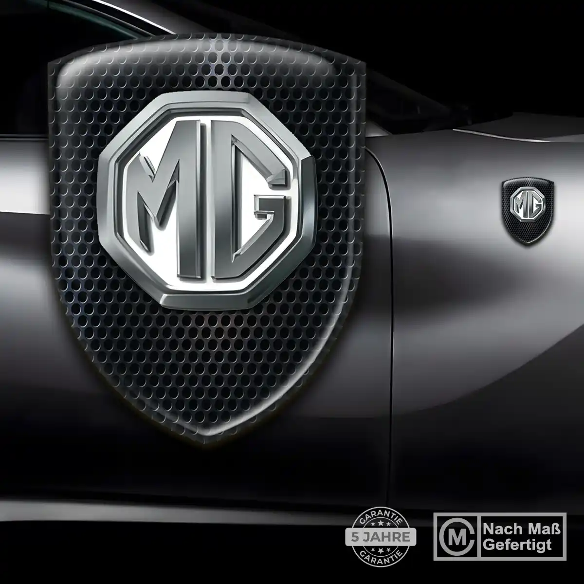 MG Emblem Wappen Aufkleber Stilvolles Design