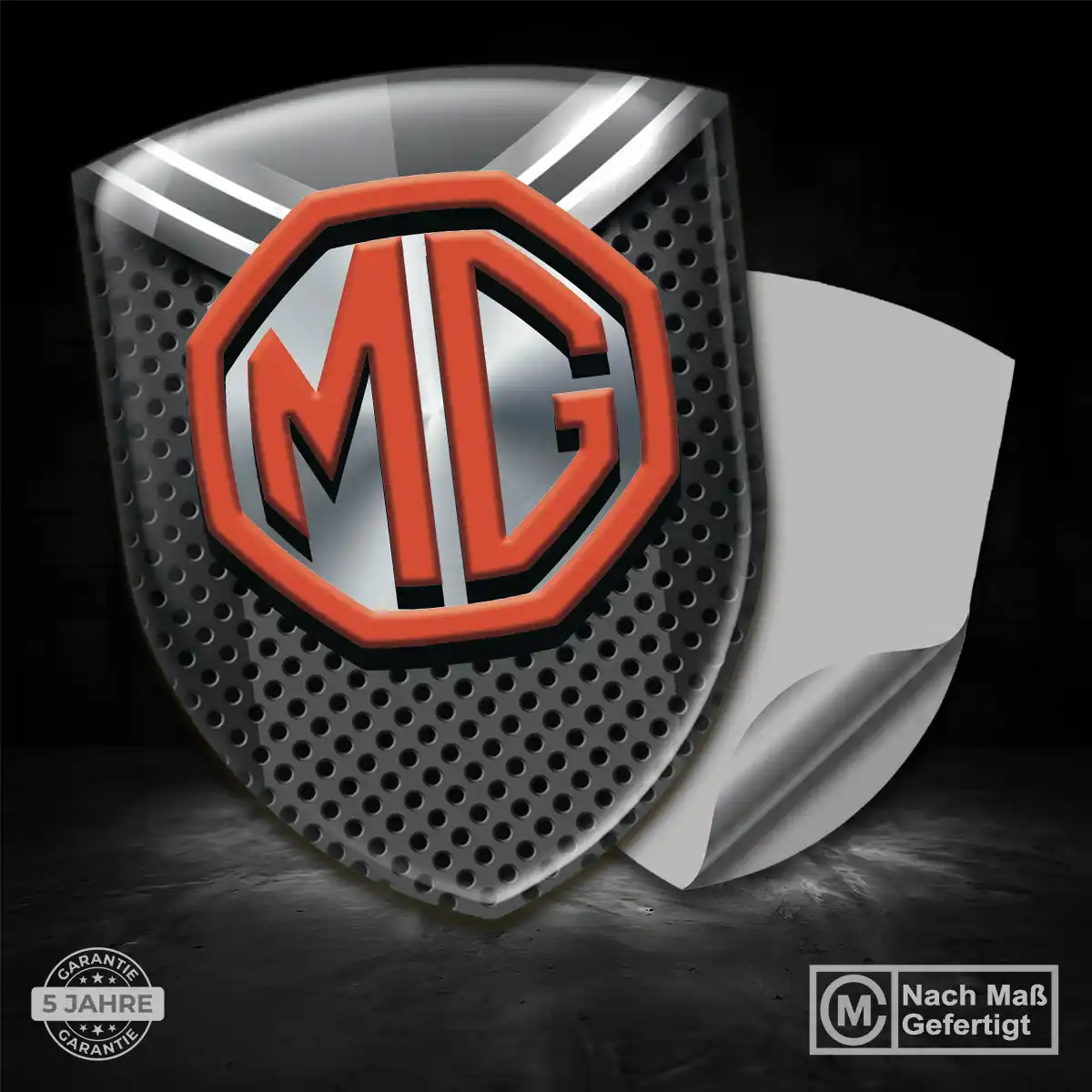 MG Emblem Wappen Ausdrucksstarkes Design