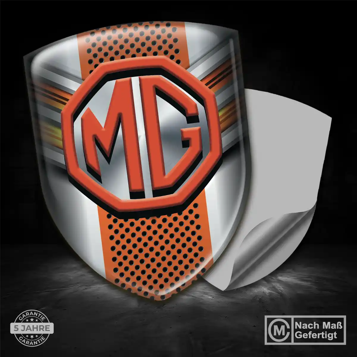 MG Emblem Wappen Auto Anspruchsvolles Design