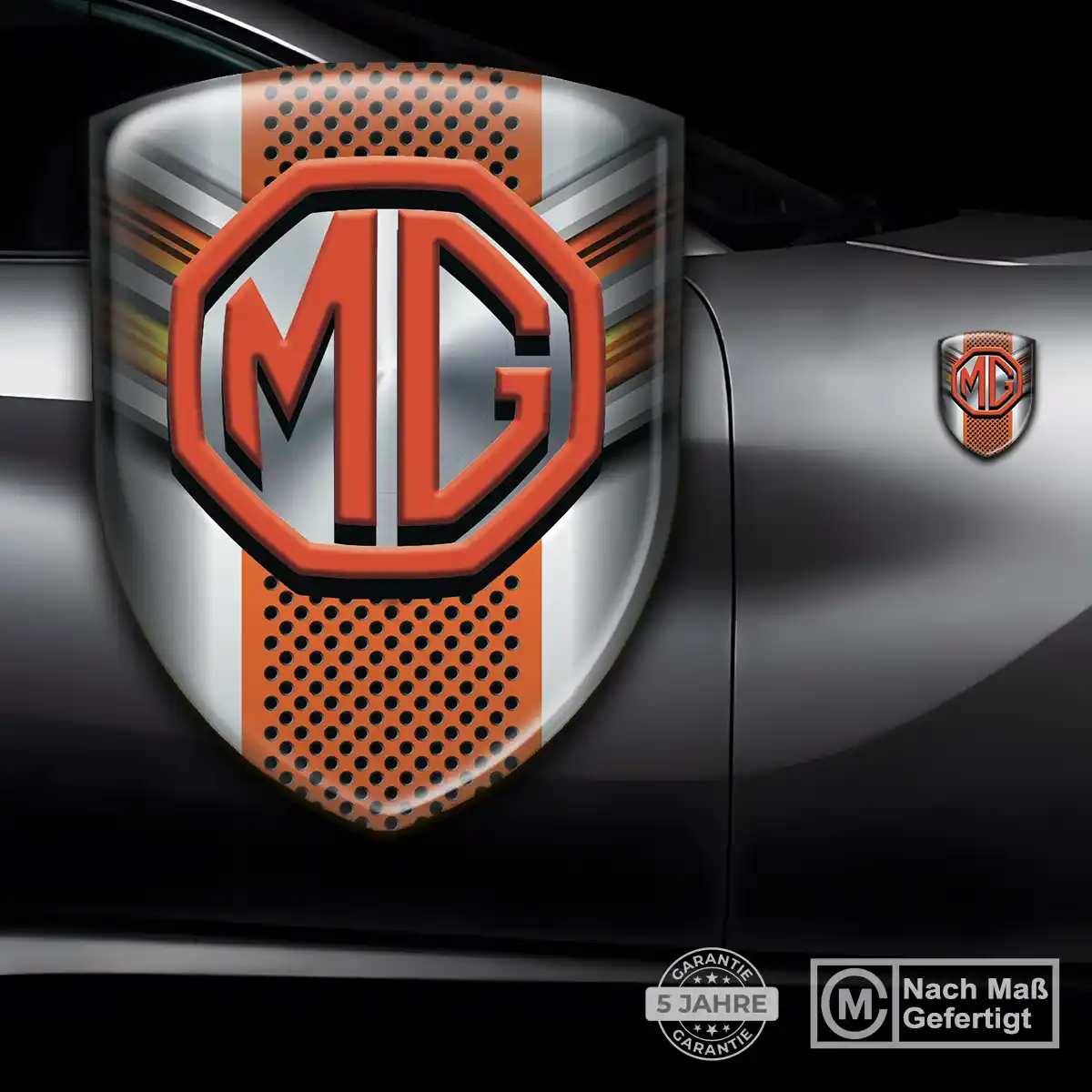 MG Emblem Wappen Auto Anspruchsvolles Design