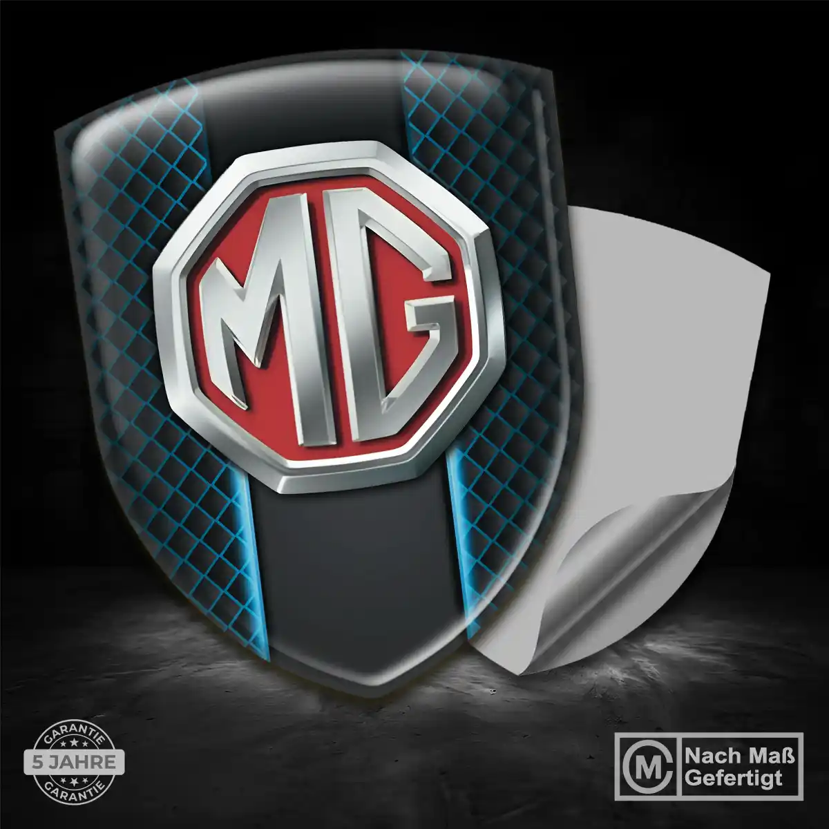 MG Emblem Wappen Auto Ausdrucksstarkes Design
