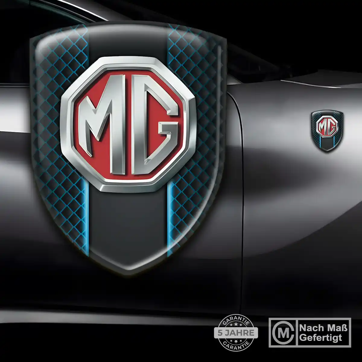 MG Emblem Wappen Auto Ausdrucksstarkes Design