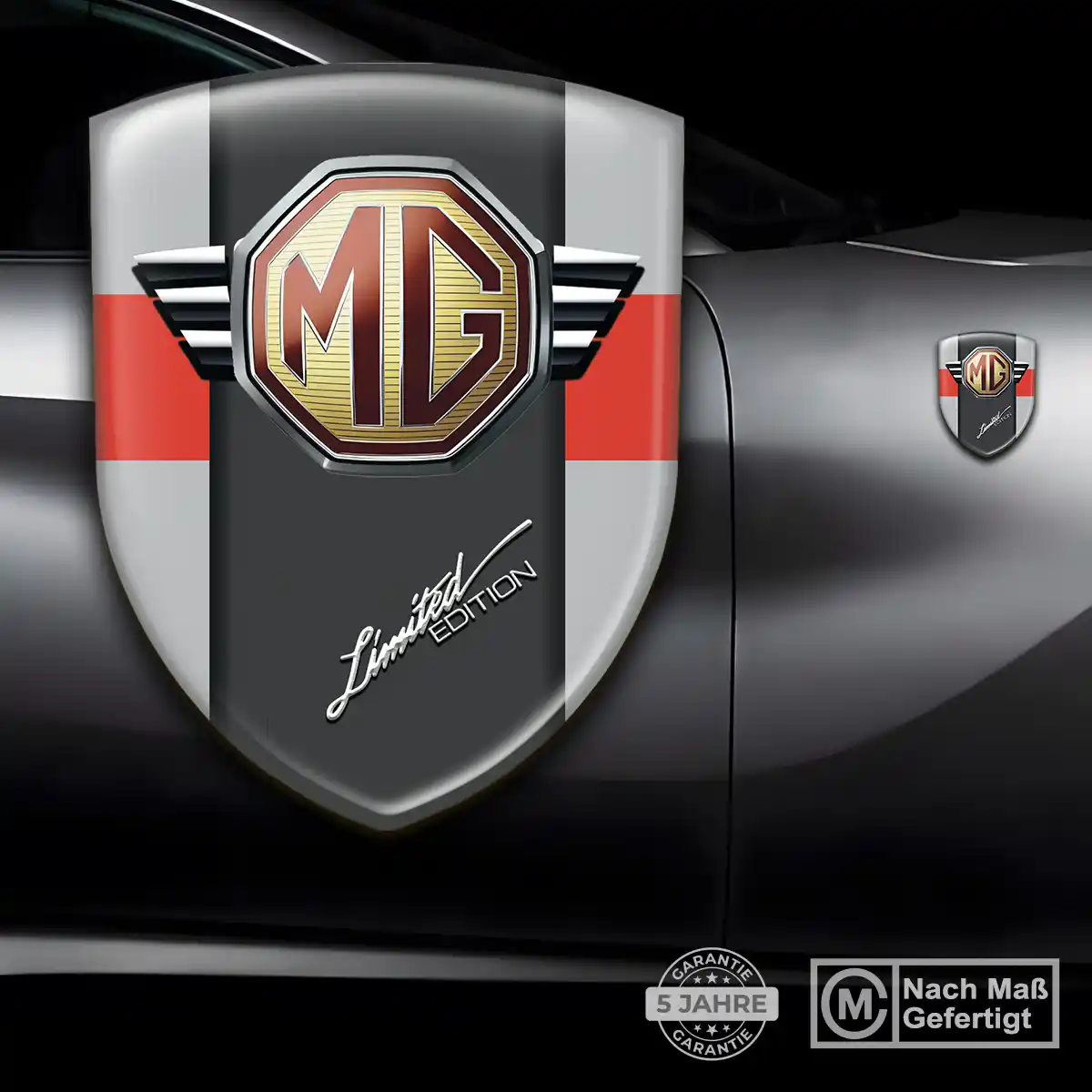 MG Emblem Wappen Auto Edles Design