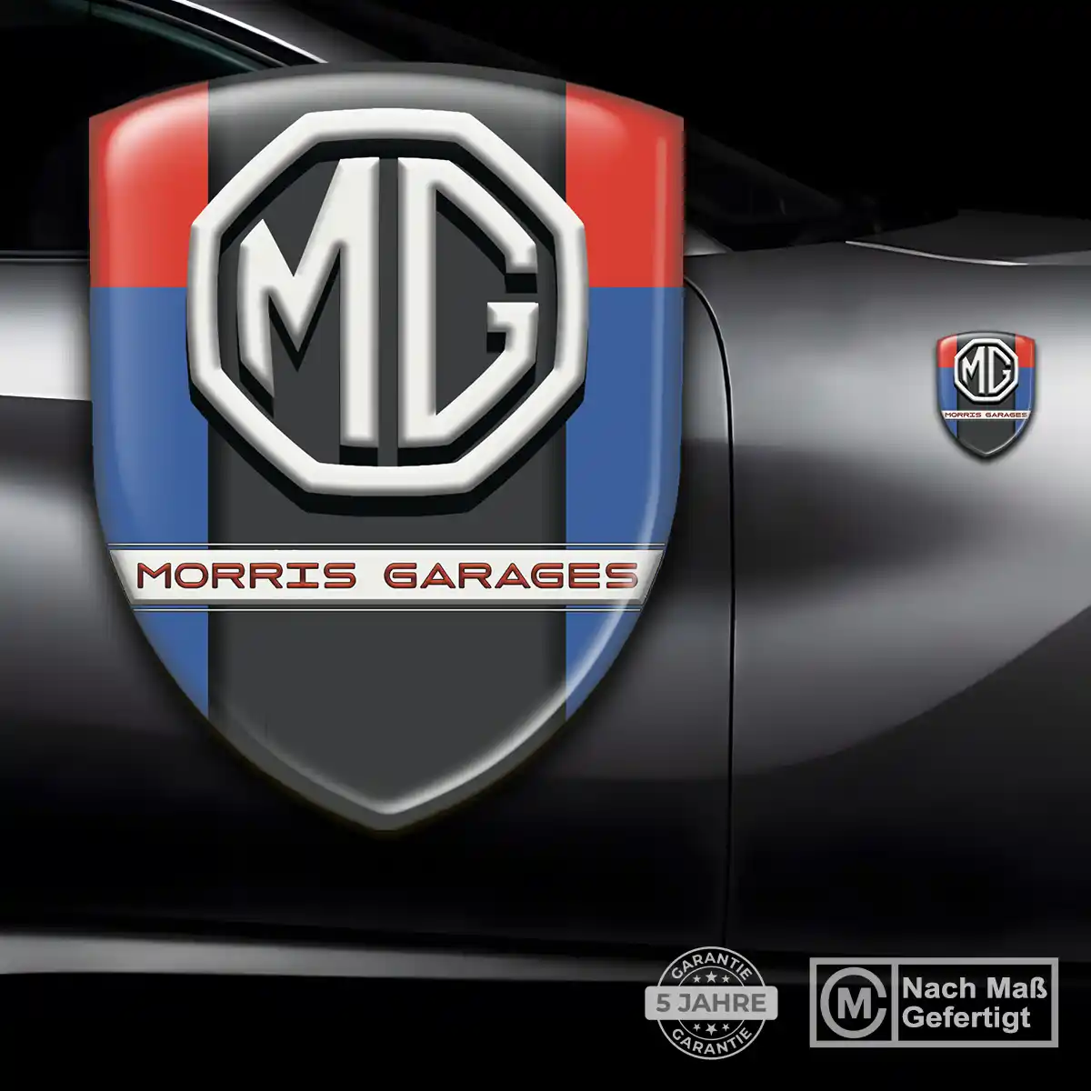 MG Emblem Wappen Auto Exterieurdesign