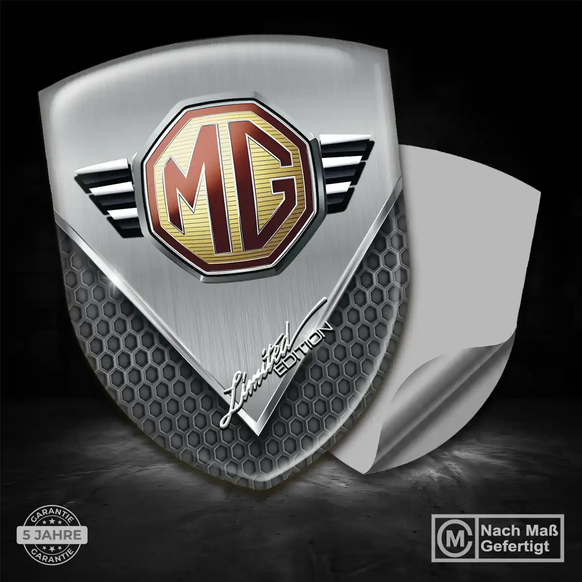 MG Emblem Wappen Auto Modernes Design