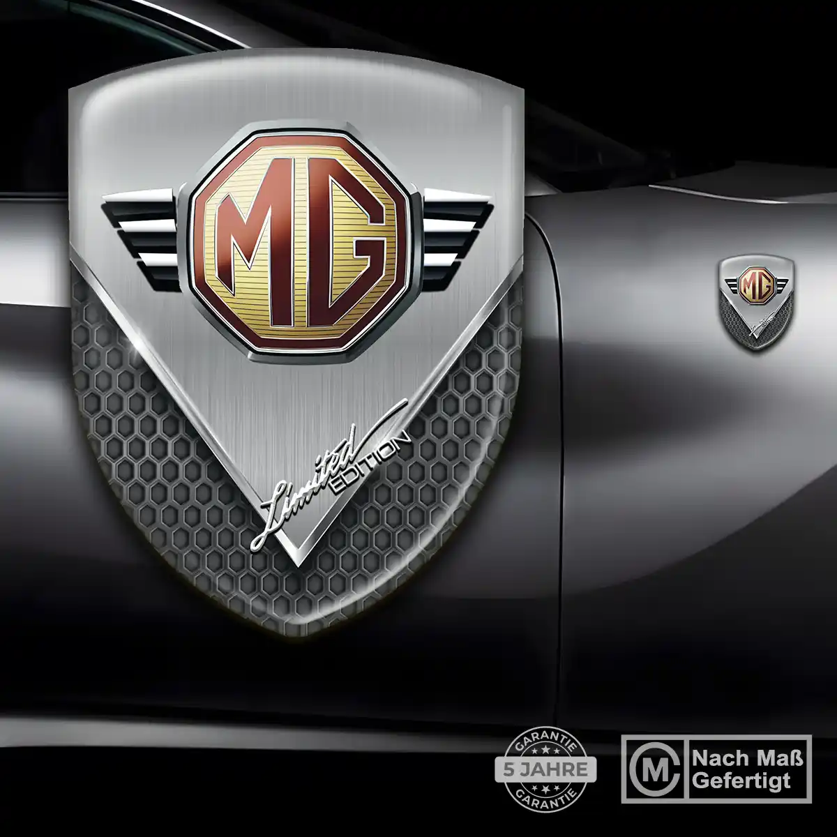 MG Emblem Wappen Auto Modernes Design