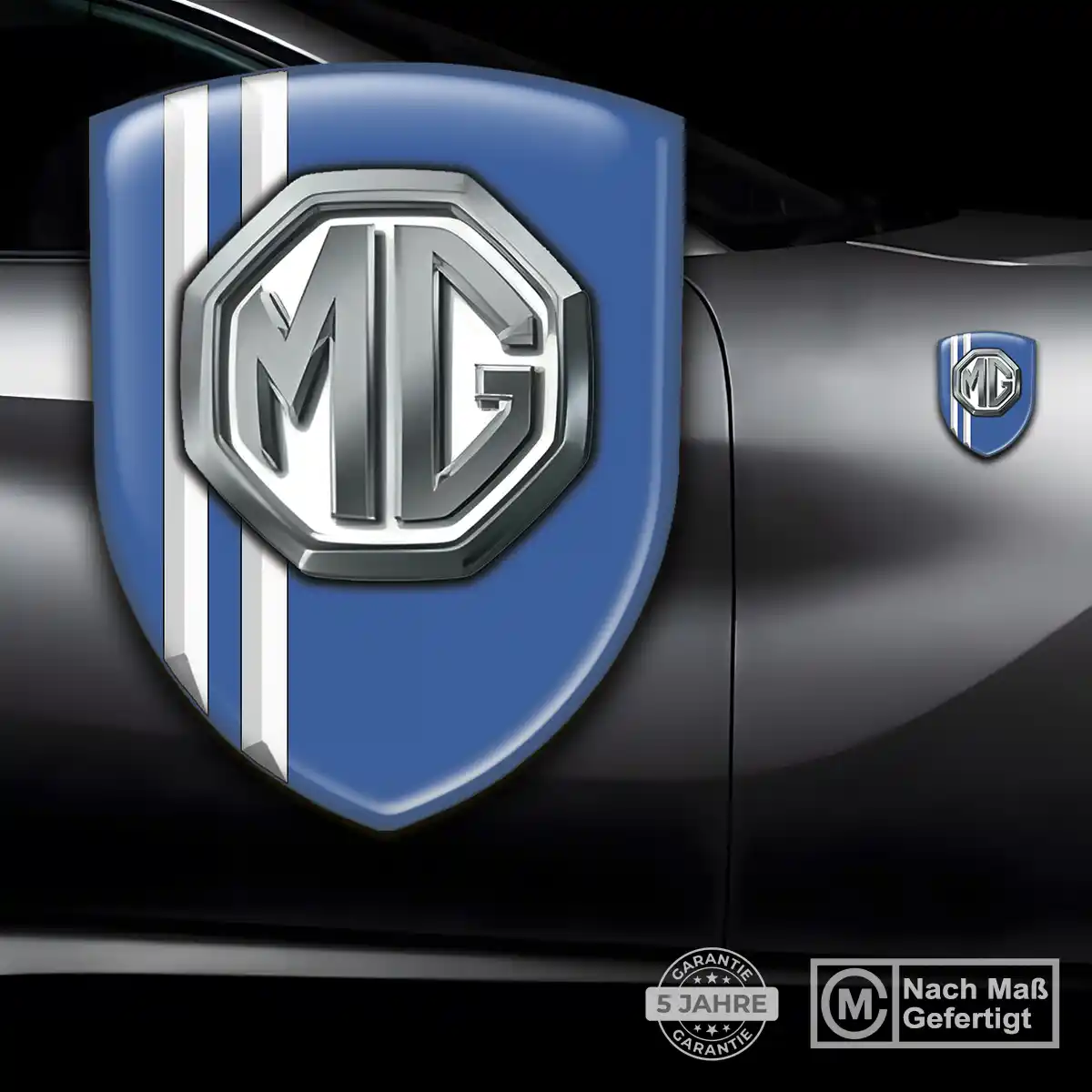 MG Emblem Wappen Auto Premium-Edition
