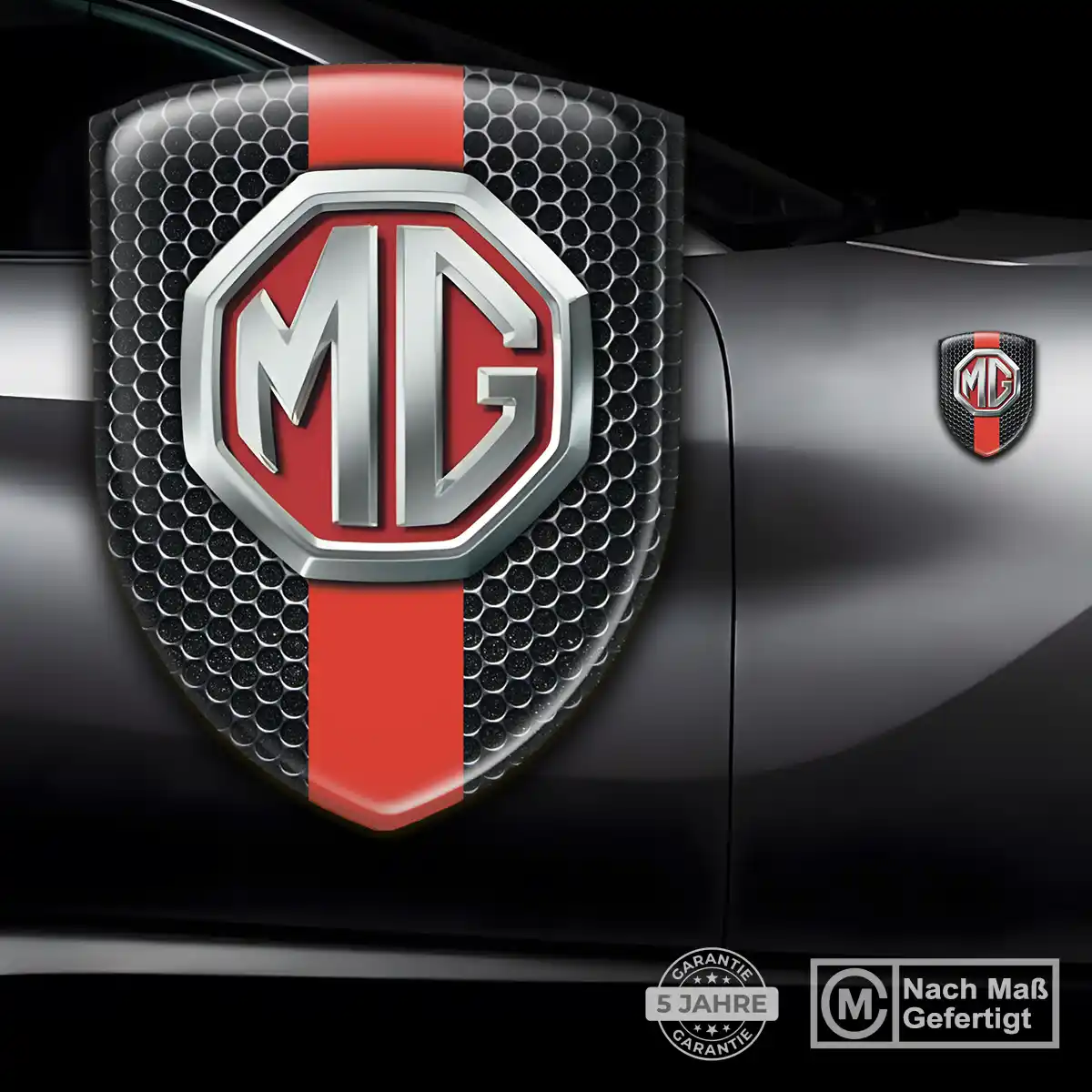 MG Emblem Wappen Auto Stilvolles Design