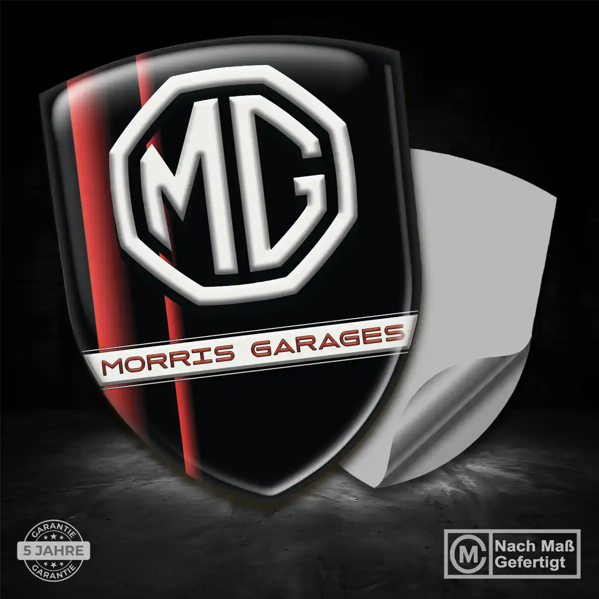 MG Emblem Wappen Auto Tuningfahrzeug