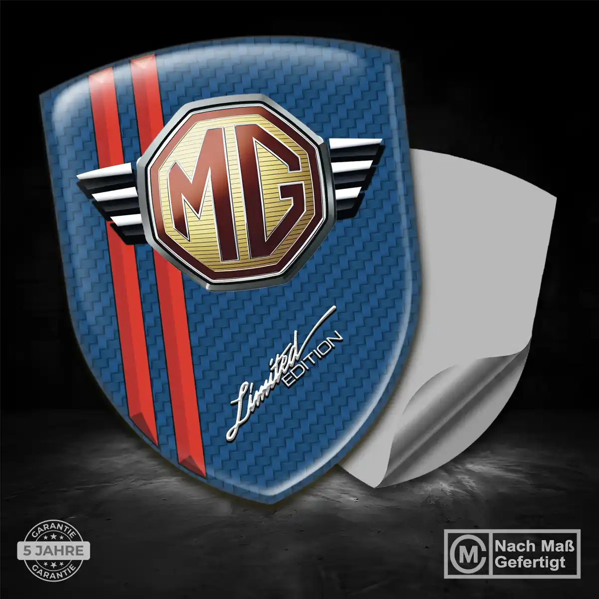 MG Emblem Wappen Edles Design