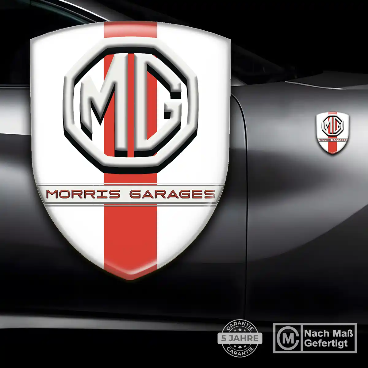 MG Emblem Wappen Elegantes Design
