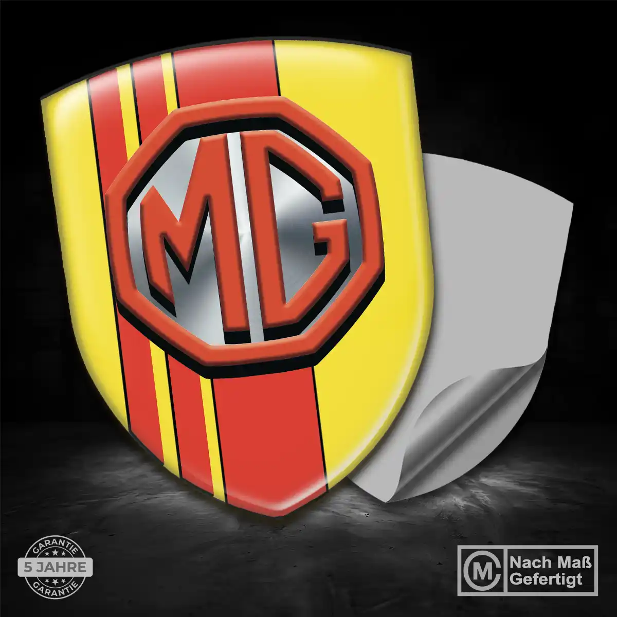 MG Emblem Wappen Exterieurdesign