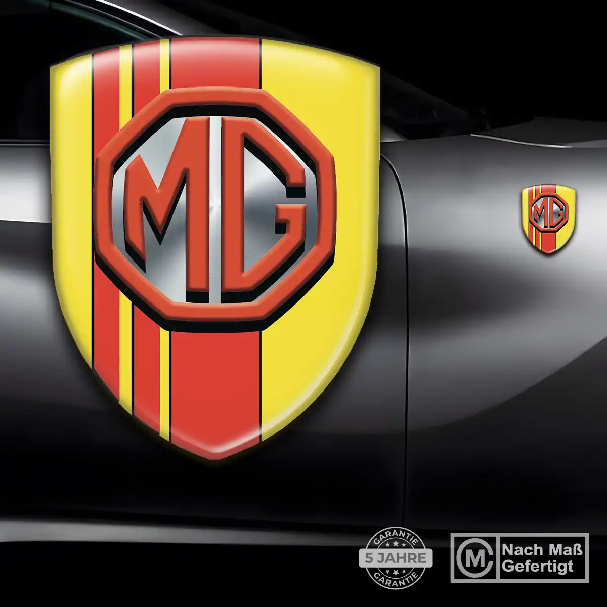 MG Emblem Wappen Exterieurdesign