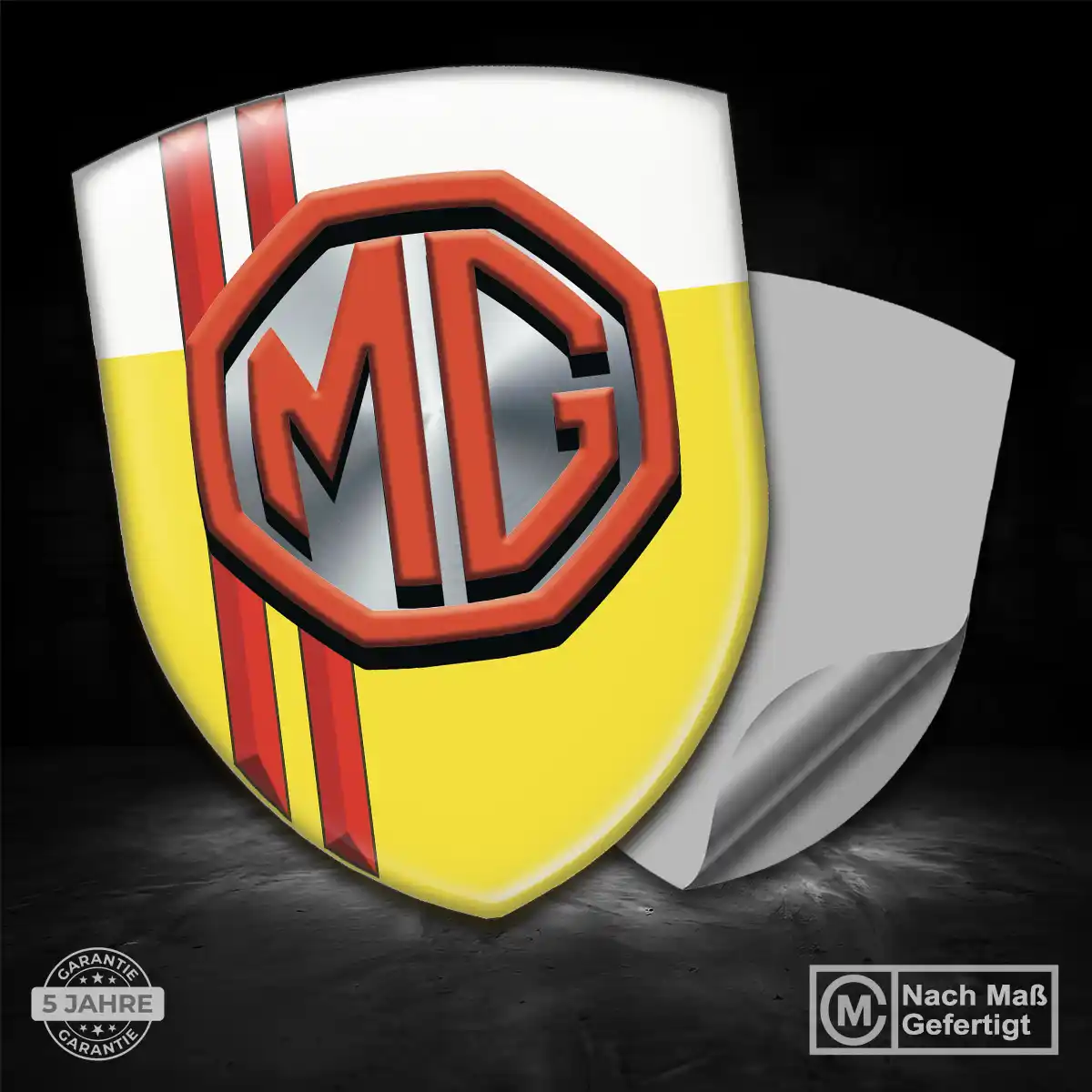 MG Emblem Wappen Hochwertiges Harz