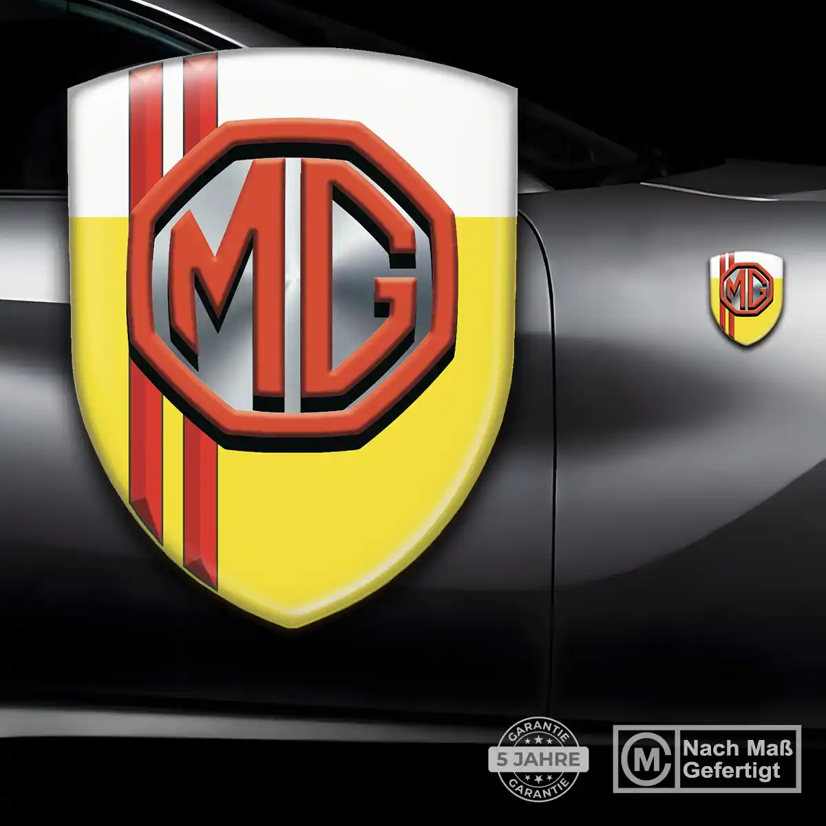 MG Emblem Wappen Hochwertiges Harz