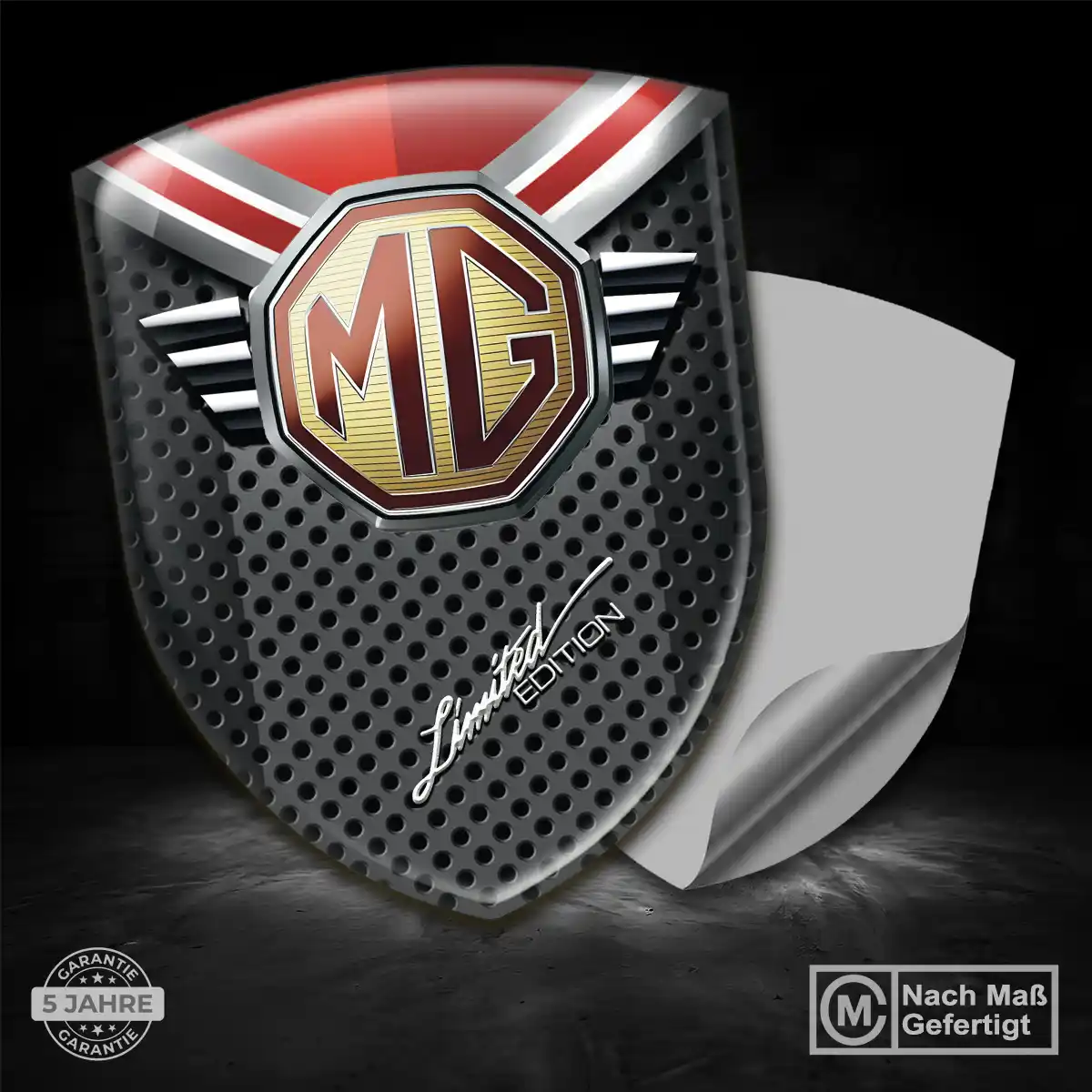 MG Emblem Wappen Limitierte Auflage