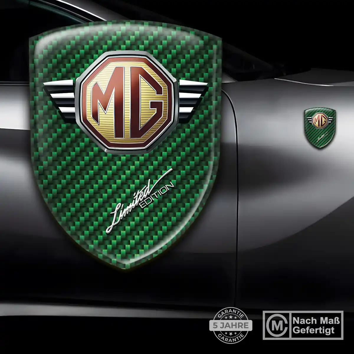 MG Emblem Wappen Modernes Design