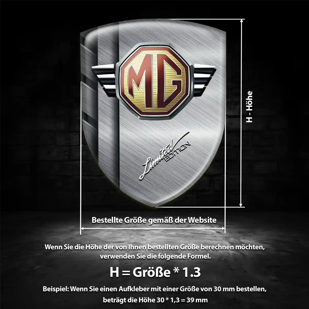 MG Embleme Auto Elegantes Design