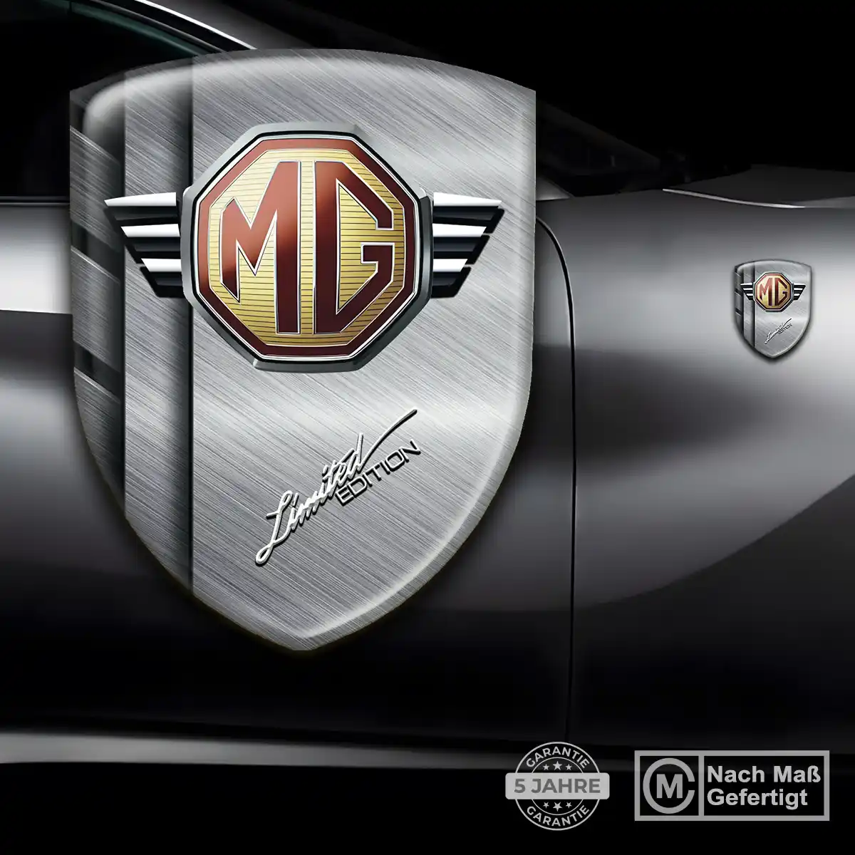 MG Embleme Auto Elegantes Design