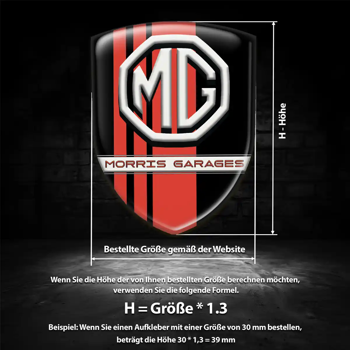 MG Embleme Auto Exterieurdesign