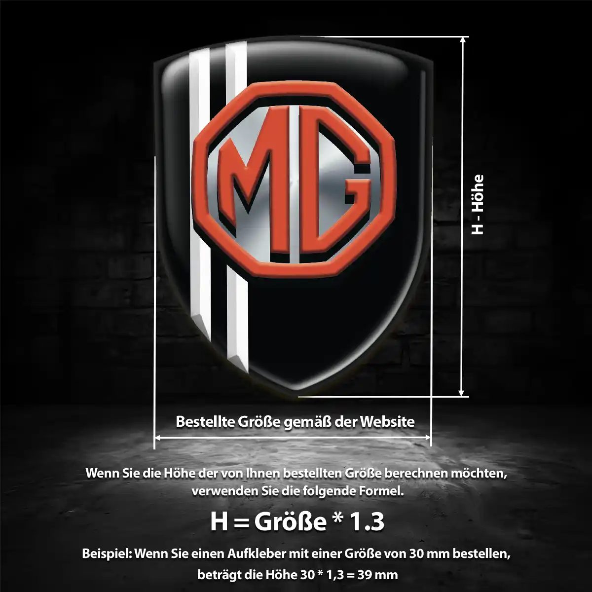 MG Embleme Auto Hohe Qualität
