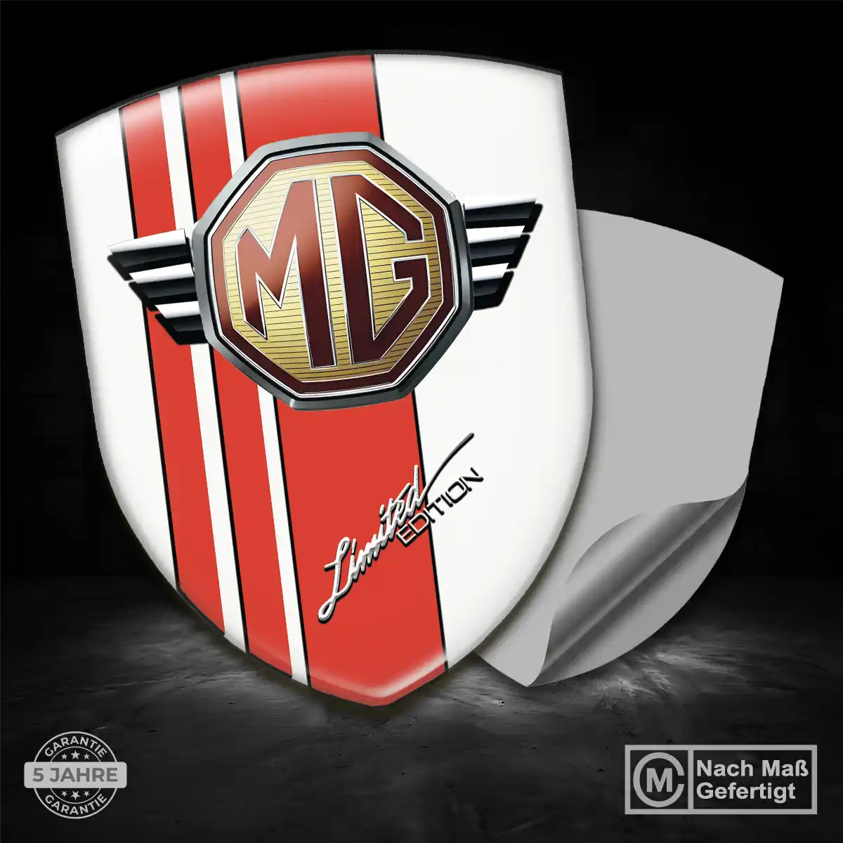 MG Embleme Auto Limitierte Auflage