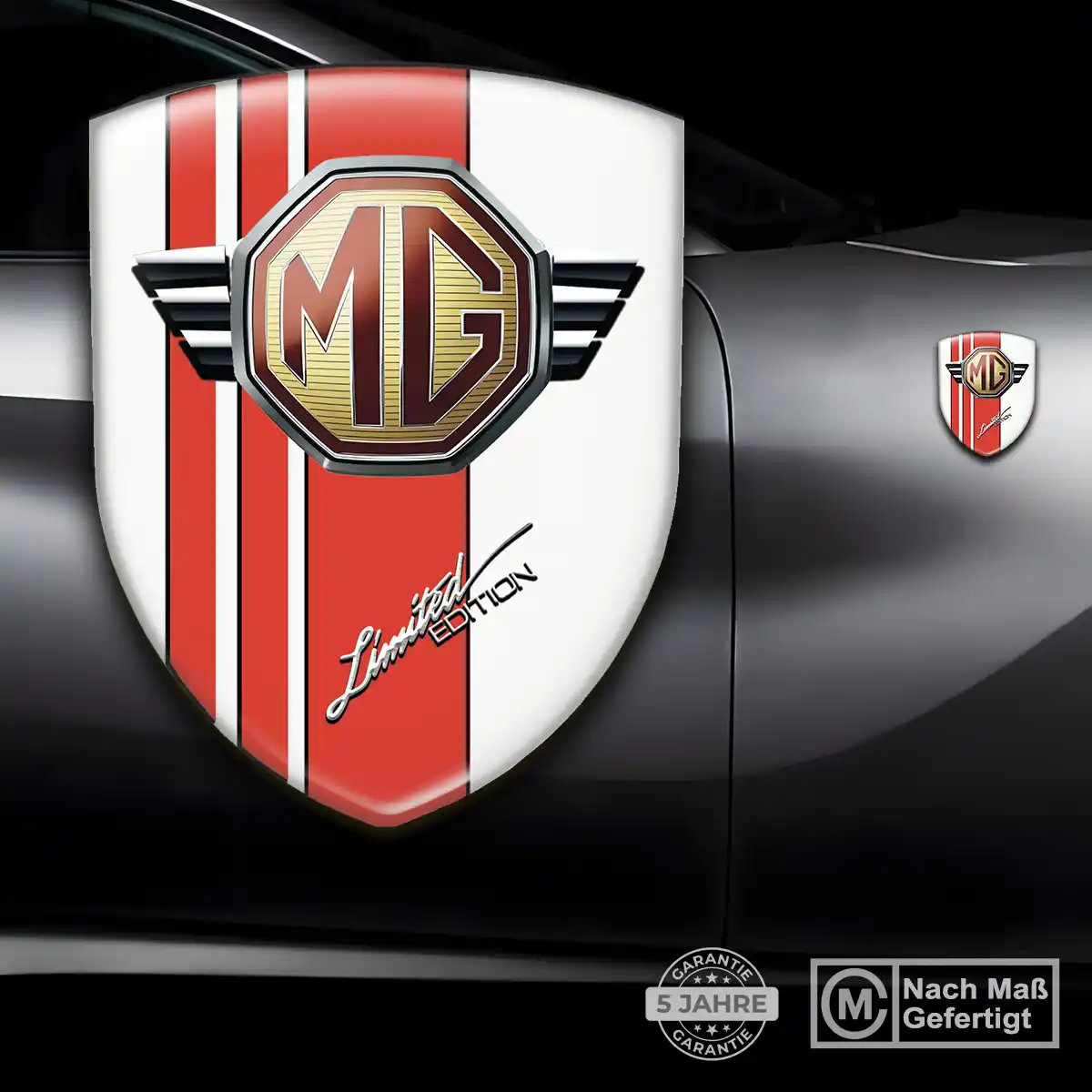 MG Embleme Auto Limitierte Auflage