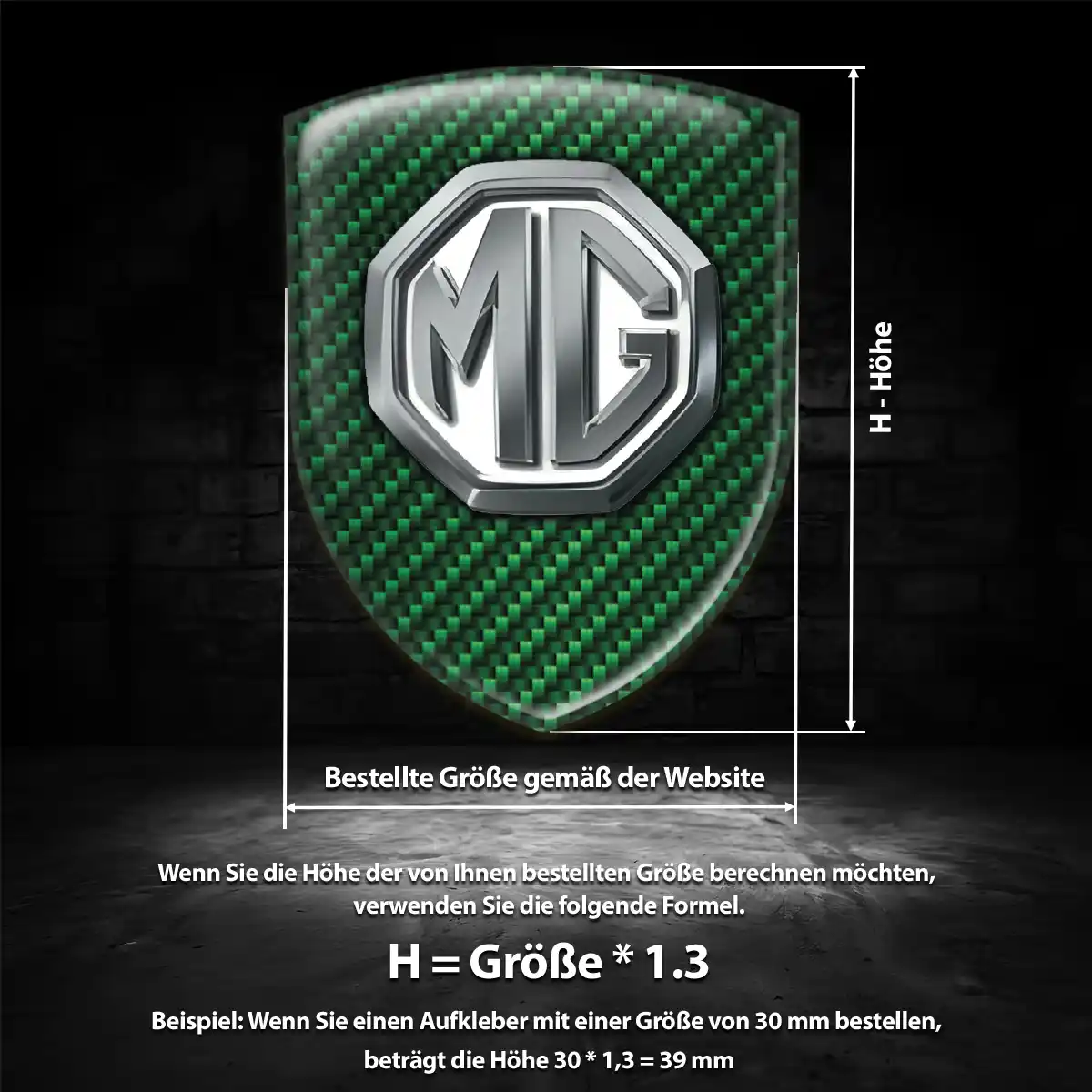 MG Embleme Auto Markenedition