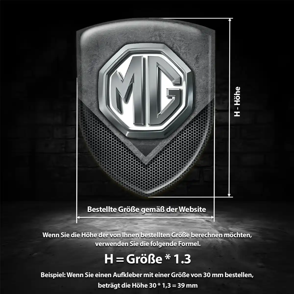 MG Embleme Elegantes Design