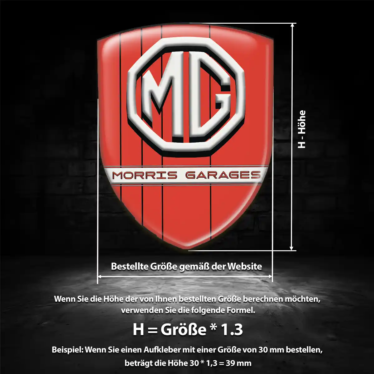 MG Embleme Hohe Qualität