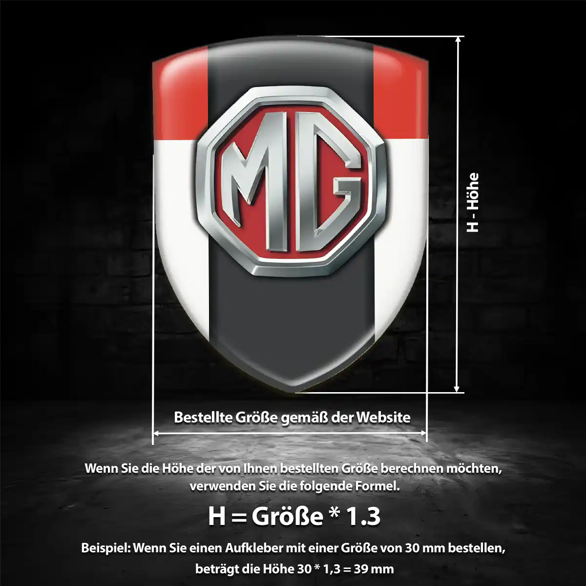 MG Embleme Limitierte Auflage