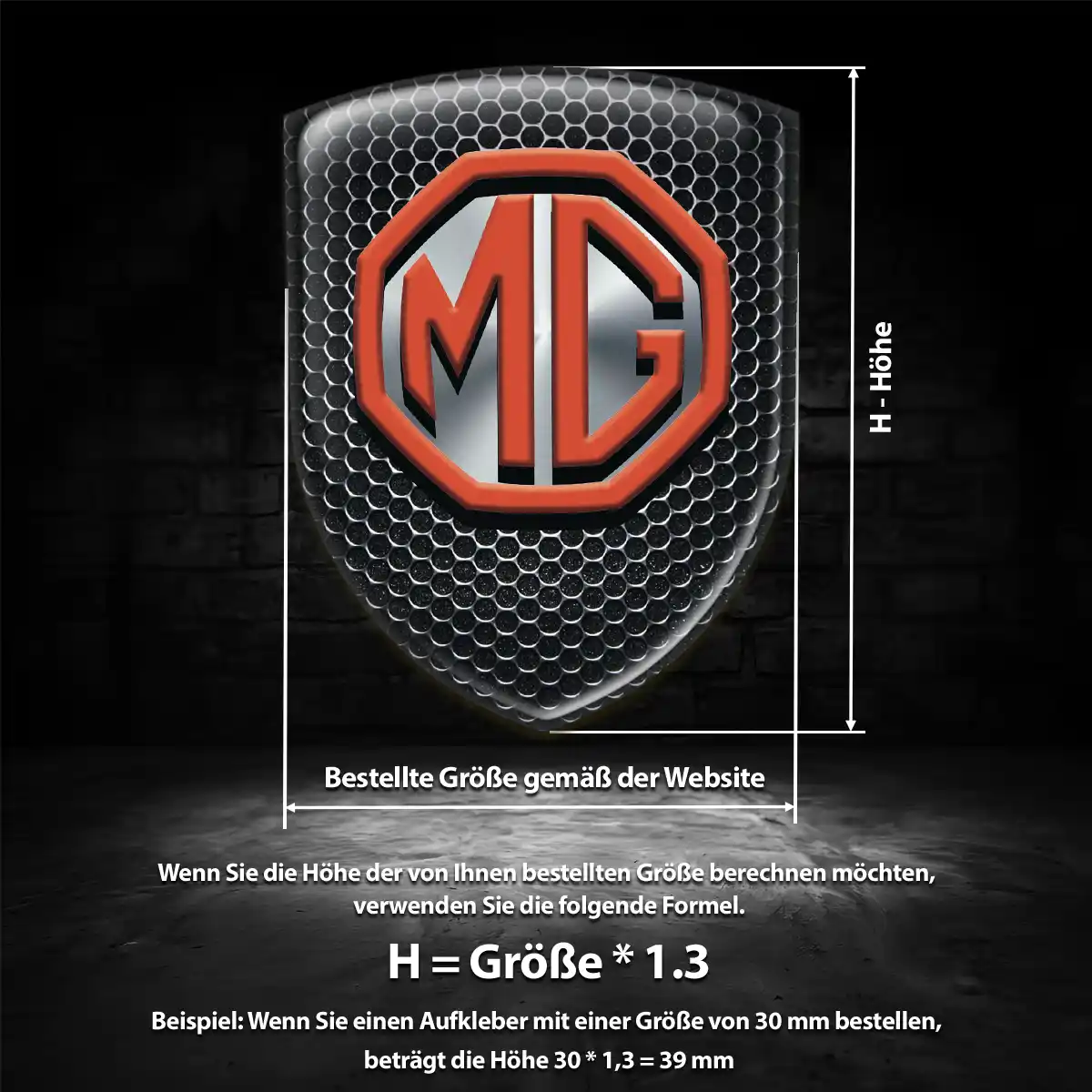 MG Embleme Luxus-Edition