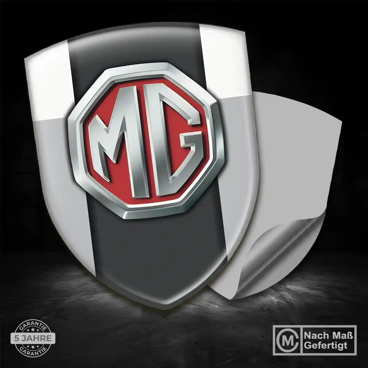 MG Embleme Modernes Design
